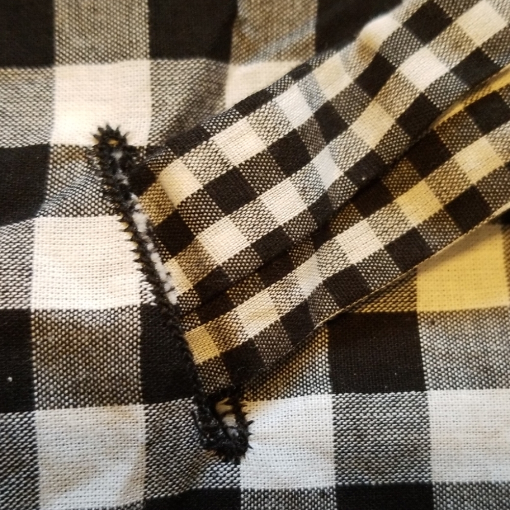 Last 1 Retro Style Gingham Check Sleeveless Dress - Picture 6 of 8